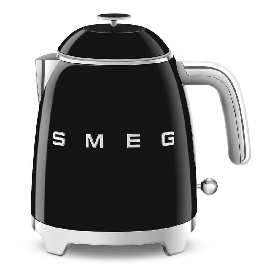 50's Retro Style Mini 3 Cup Kettle Black | SMEG