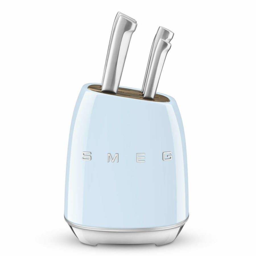 SMEG Knife Block Set Blue | SMEG