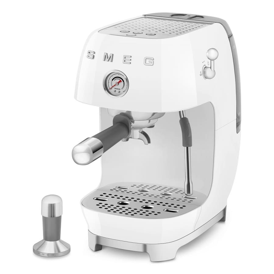 50's Retro Line Espresso &amp; Cold Brew Coffee Machine White | SMEG