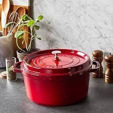 7-qt Round Dutch Oven - Cherry | Staub
