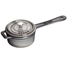 0.25-qt Mini Saucepan - Graphite Grey | Staub