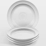 9.5-inch Soup / Pasta Bowl Set (4-pc) - White | Staub