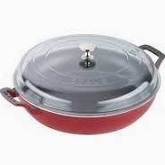 3.5-qt Braiser with Glass Lid - Cherry | Staub