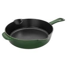 8.5-inch Traditional Deep Skillet - Basil | Staub