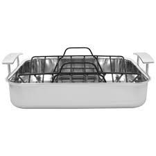 15.75-inch Stainless Steel Roasting Pan | Demeyere