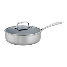 4-qt Stainless Steel Deep Saute Pan | Demeyere