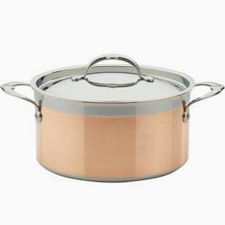 6.0qt Covered Stockpot (24cm) - Copperbond | Hestan