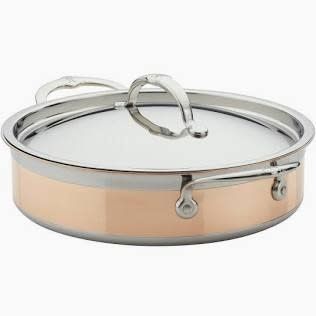 3.5qt Covered Braiser/Sauteuse (26cm) Chef's Special - Copperbond | Hestan