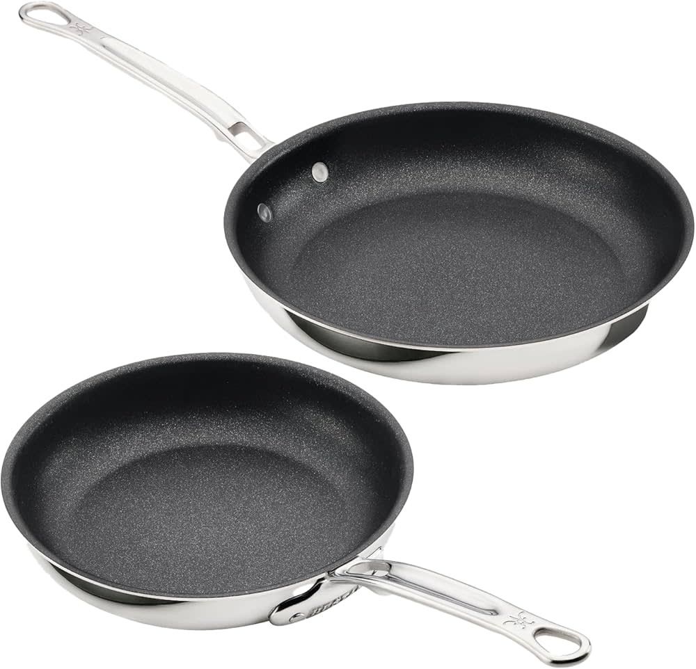 2pc TITUM NS Skillet Set: 8.5" Skillet &amp; 11" Skillet - Probond Luxe Titum Nonstick | Hestan