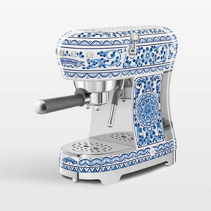 Dolce &amp; Gabbana Blu Med Espresso Machine | SMEG