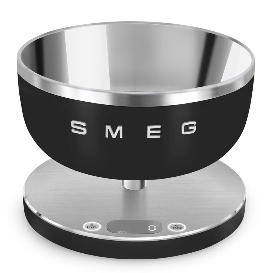 Contemporary Kitchen Scale Black | SMEG