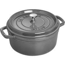 4-qt Round Dutch Oven - Graphite Grey | Staub
