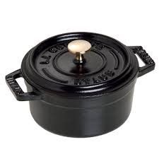 0.25-qt Mini Round Dutch Oven - Black | Staub
