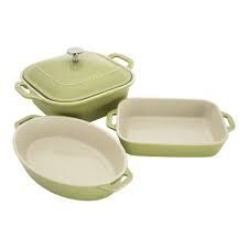 4-pc Mixed Baking Dish Set - Light Green | Staub