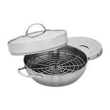 4-pc Stainless Steel Stovetop Smoker Set | Demeyere