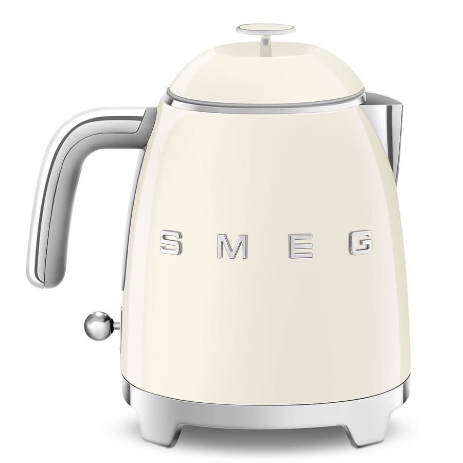 50's Retro Style Mini 3 Cup Kettle Cream | SMEG