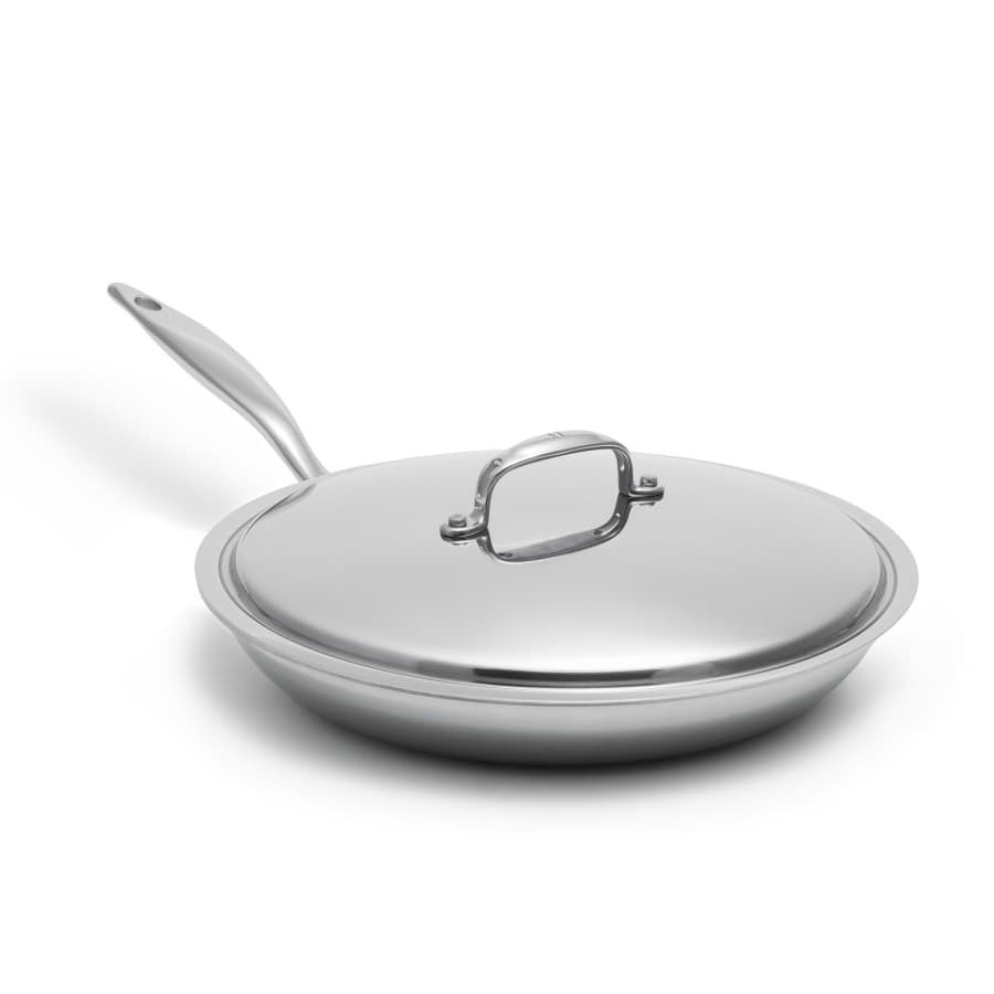 12" Fry Pan with Lid | Heritage Steel