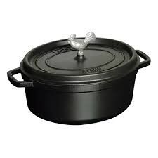 5.75-qt Coq au Vin Dutch Oven - Black | Staub