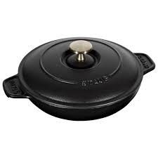 7.9-inch Round Covered Baking Dish - Black | Staub