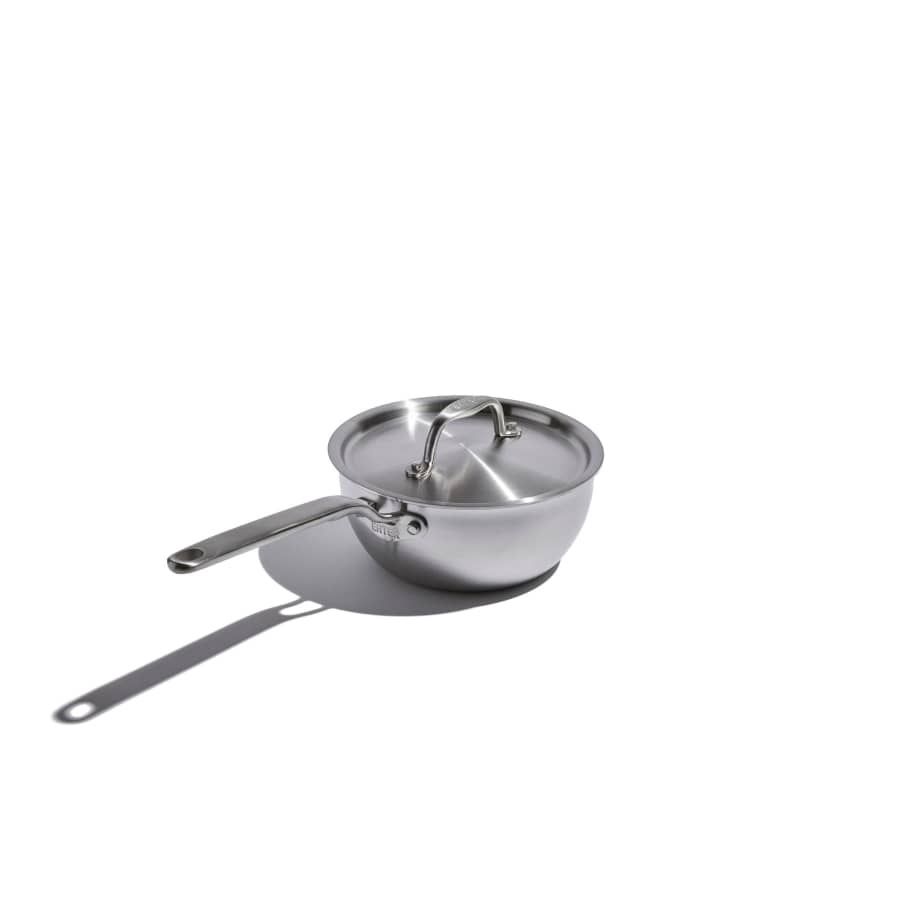 2 Quart Saucier with Lid | Heritage Steel