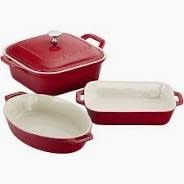 4-pc Mixed Baking Dish Set - Cherry | Staub