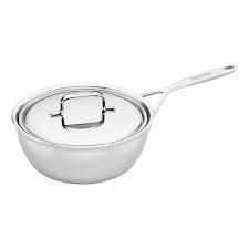 3.5-qt Stainless Steel Saucier | Demeyere