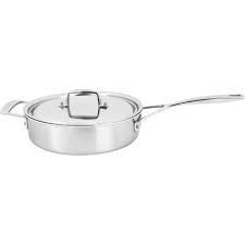 3-qt Saute Pan w/Lid | Demeyere