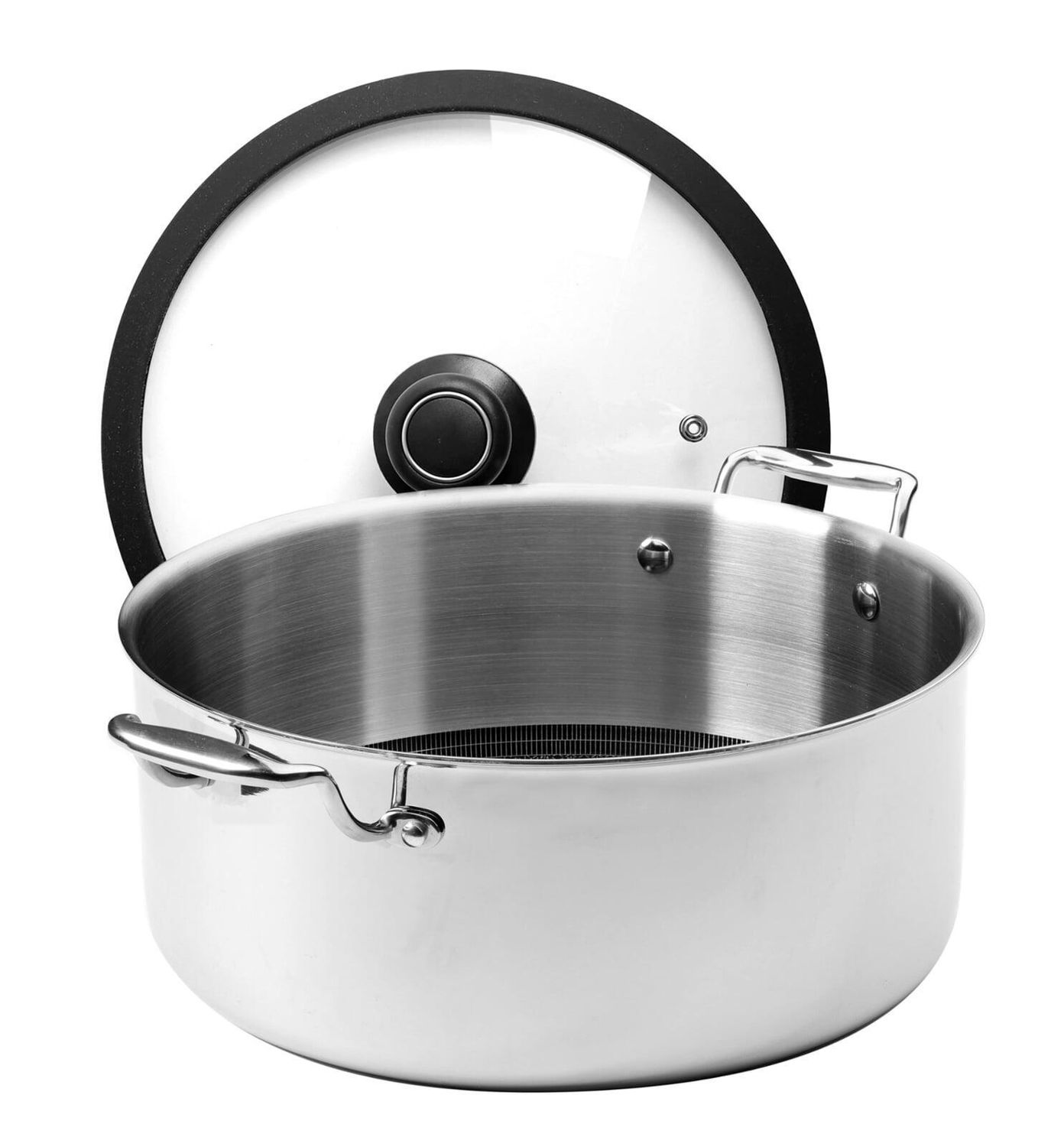Black Cube Quick Release Stockpot w/ Lid, 11" dia., 7.5 qt.