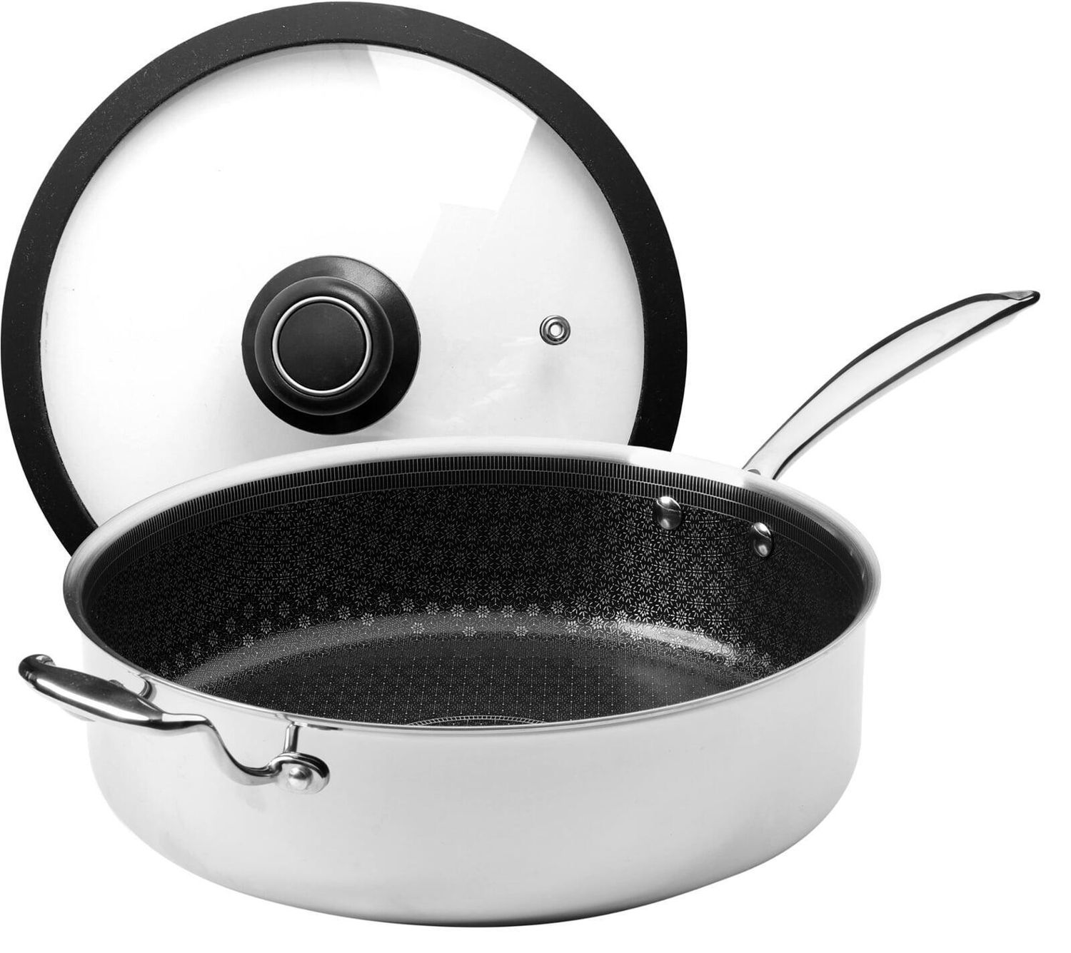 CeramicQR, Saute pan w/ Lid, 11" dia.