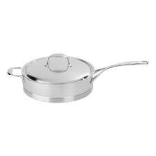 3-qt Stainless Steel Saute Pan with Helper Handle | Demeyere
