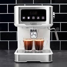 Cafe TS Touchscreen Espresso Machine white/stainless | Capresso