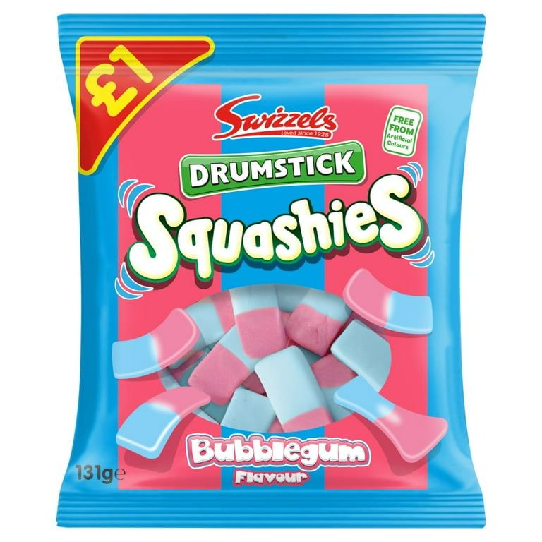 Swizzels Drumstick Squashies Bubblegum 140g (UK)