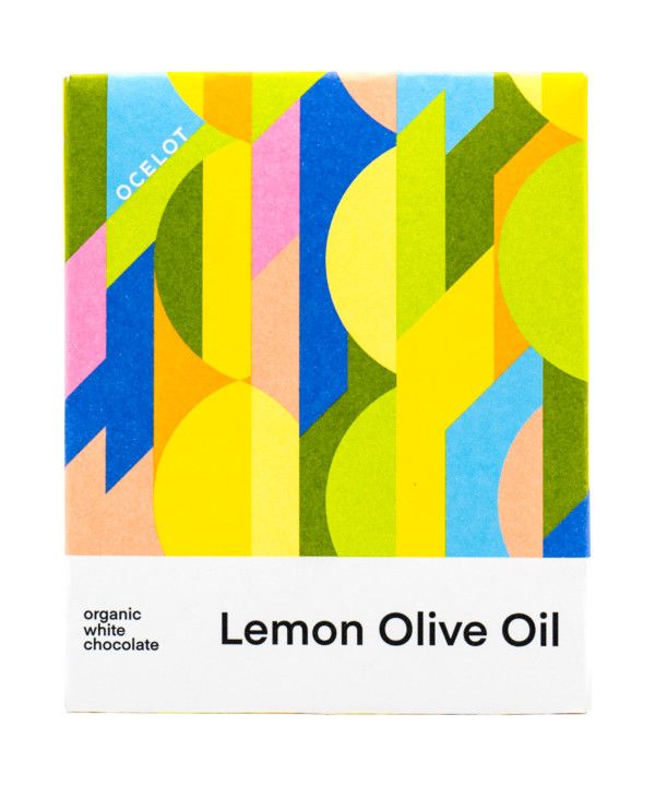 Ocelot Lemon Olive Oil Dark Chocolate, 70g