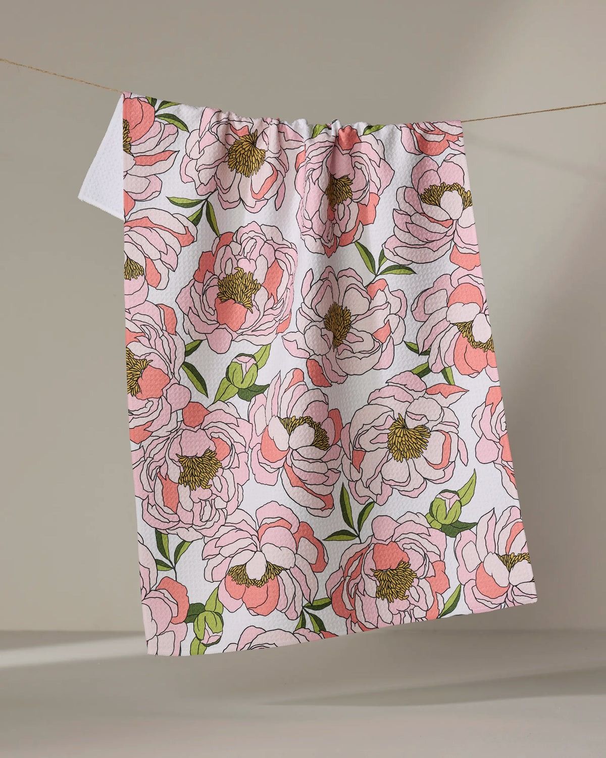 Peony Paradise Tea Towel | Geometry