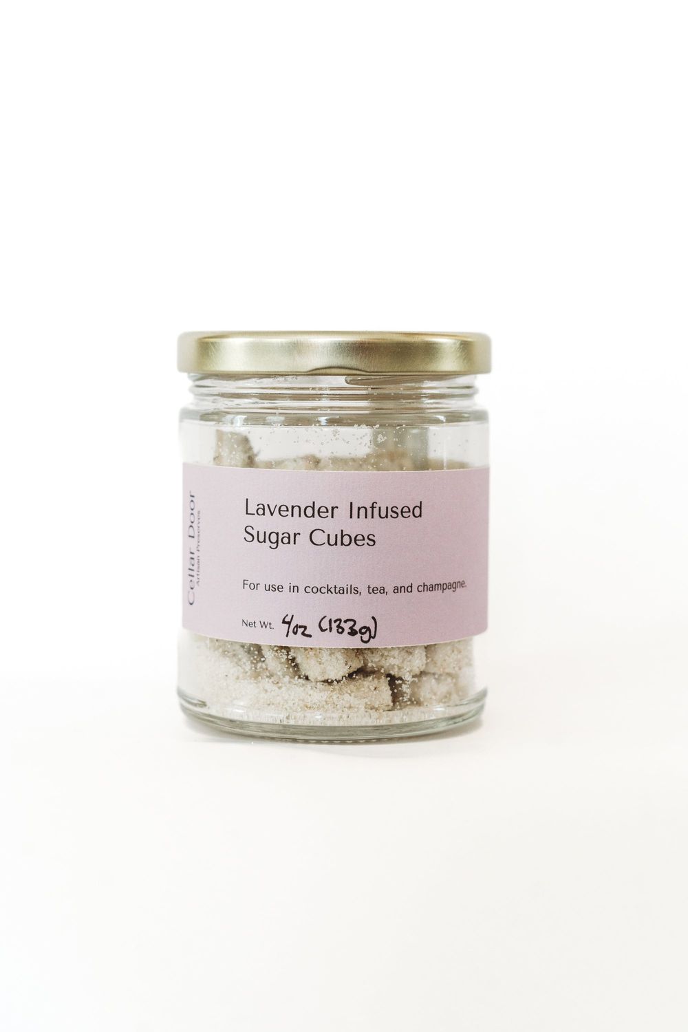 Lavender Infused Sugar Cubes - Great in tea, cocktails | Cellar Door Preserves