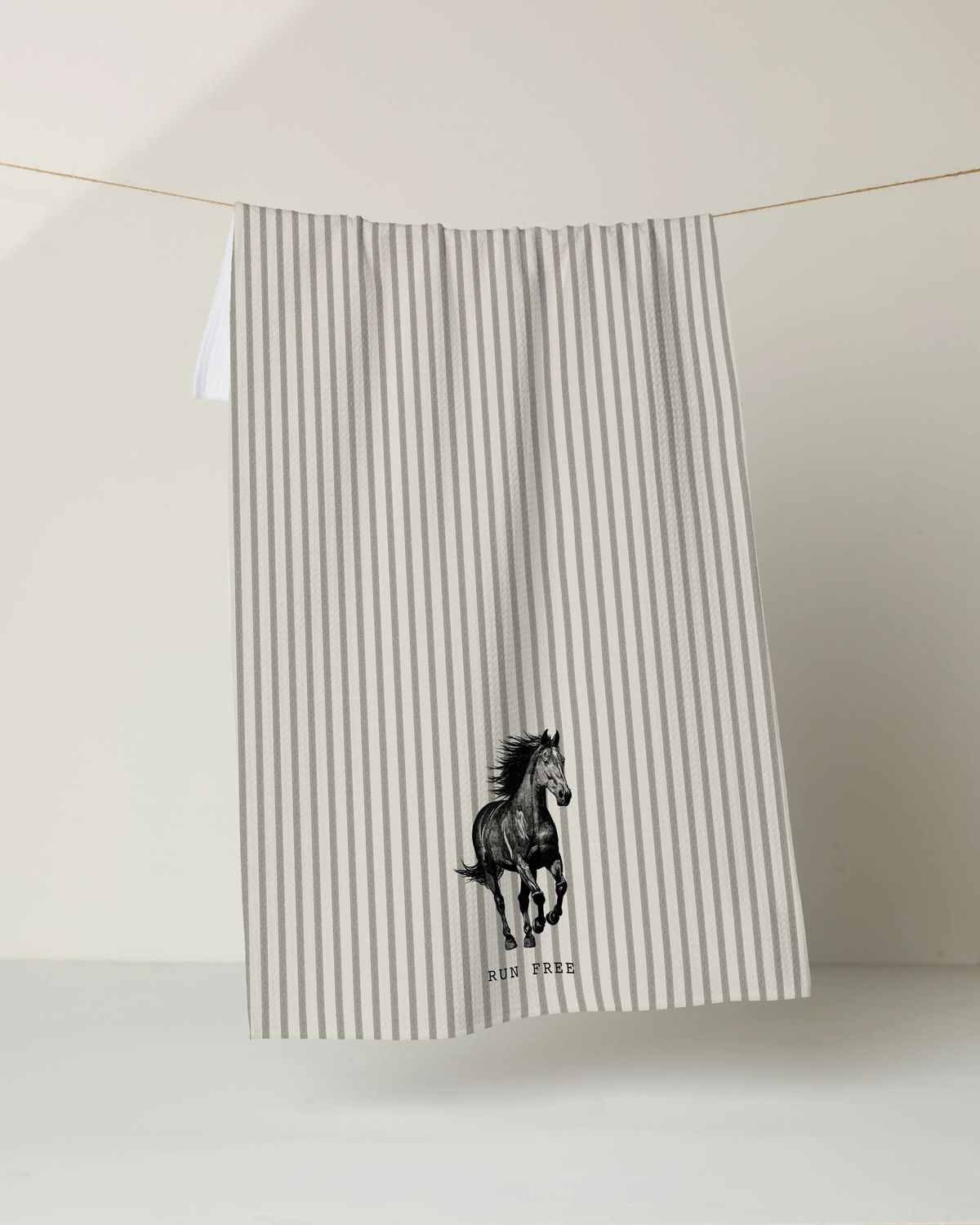 Run Free Tea Towel | Geometry