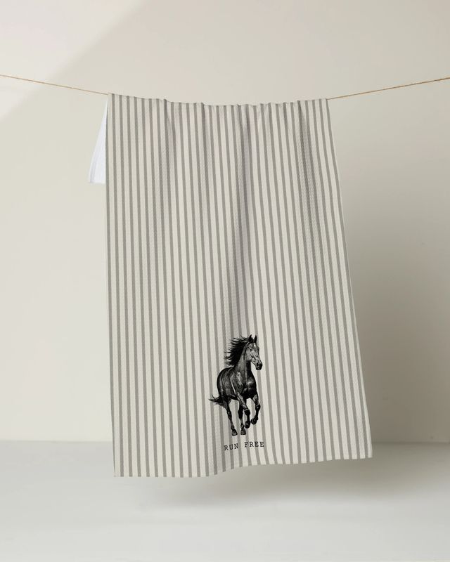 Run Free Tea Towel | Geometry