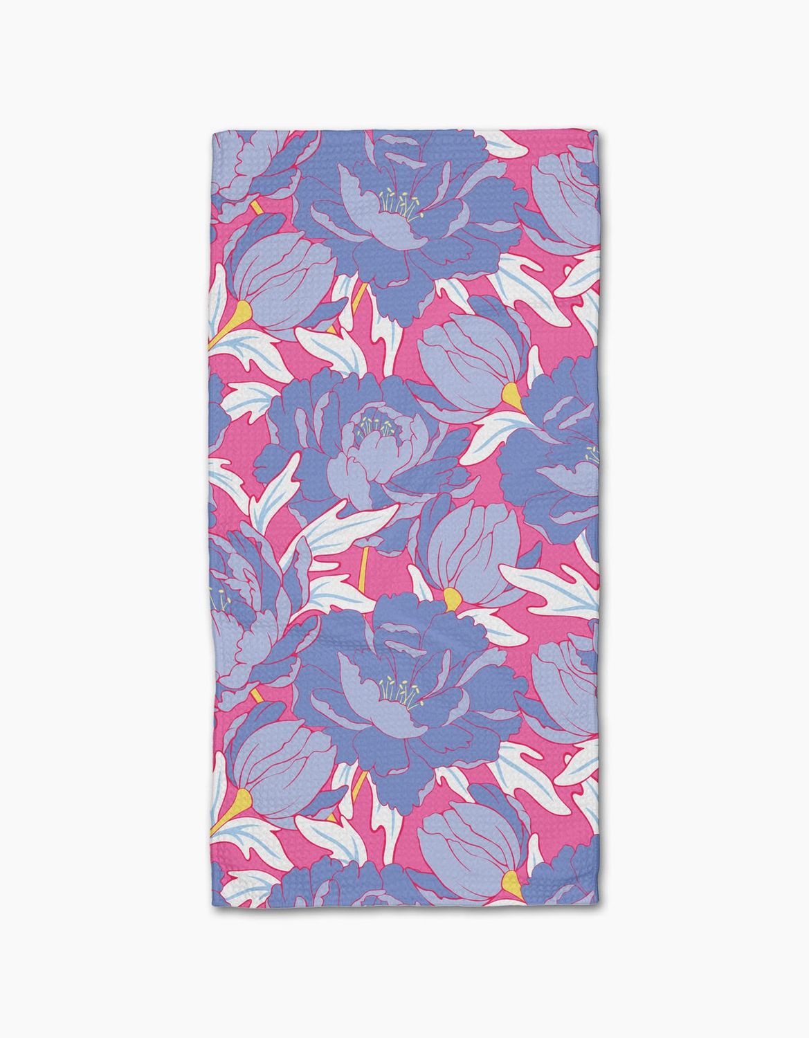 Blooming Peonies Tea Towel | Geometry