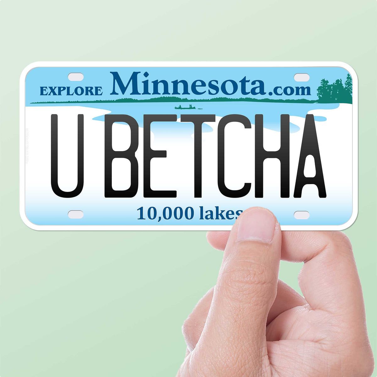 You Betcha Minnesota Bumper Sticker - Cute Midwest Decals | Sentinel Supply