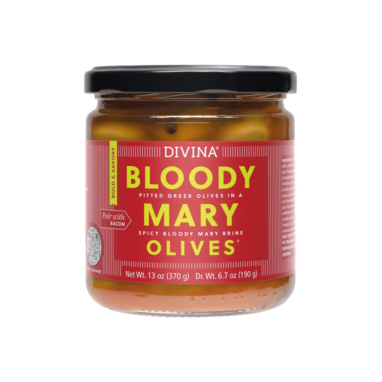 Bloody Mary Olives, Divina 13oz | Divina