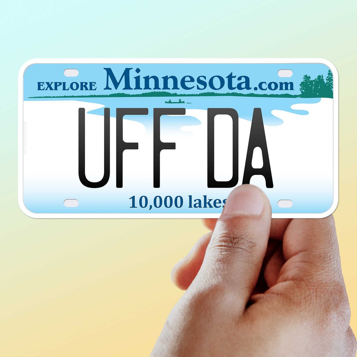 Uff Da Minnesota Bumper Sticker - Cute Midwest Decals | Sentinel Supply