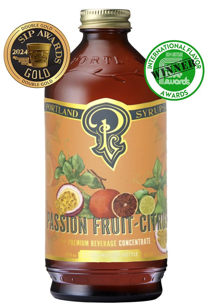 Passion Fruit Citrus Syrup 12oz | Portland Syrups