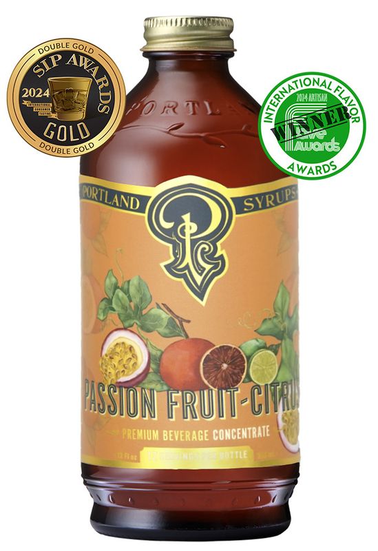 Passion Fruit Citrus Syrup 12oz | Portland Syrups