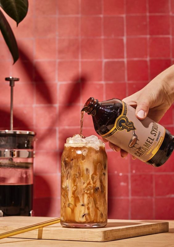 Caramel Syrup 3.4 oz - Cocktail / Mocktail Mix | Portland Syrups