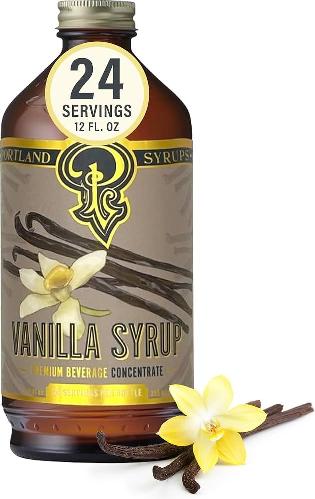 Vanilla Syrup 3.4 oz - Cocktail / Mocktail Mix | Portland Syrups