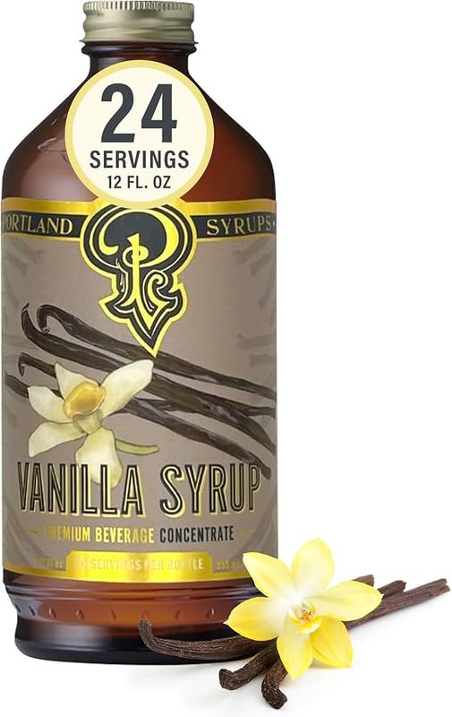 Vanilla Syrup 3.4 oz - Cocktail / Mocktail Mix | Portland Syrups