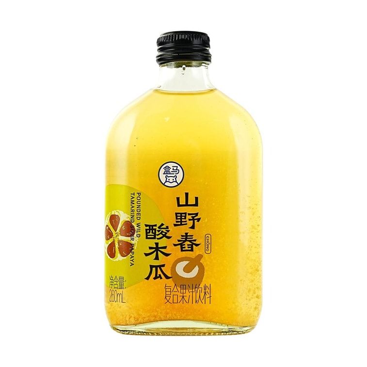 Wild Sour Papaya Mixed Fruit Juice Drink,8.8oz