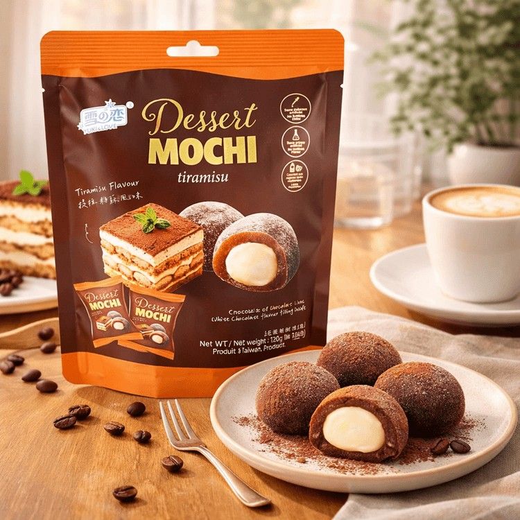 Mochi Dessert Tiramisu Flavor 4.23 oz