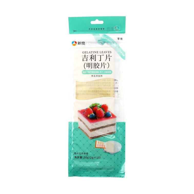 Gelatine Leaves, 1.76oz