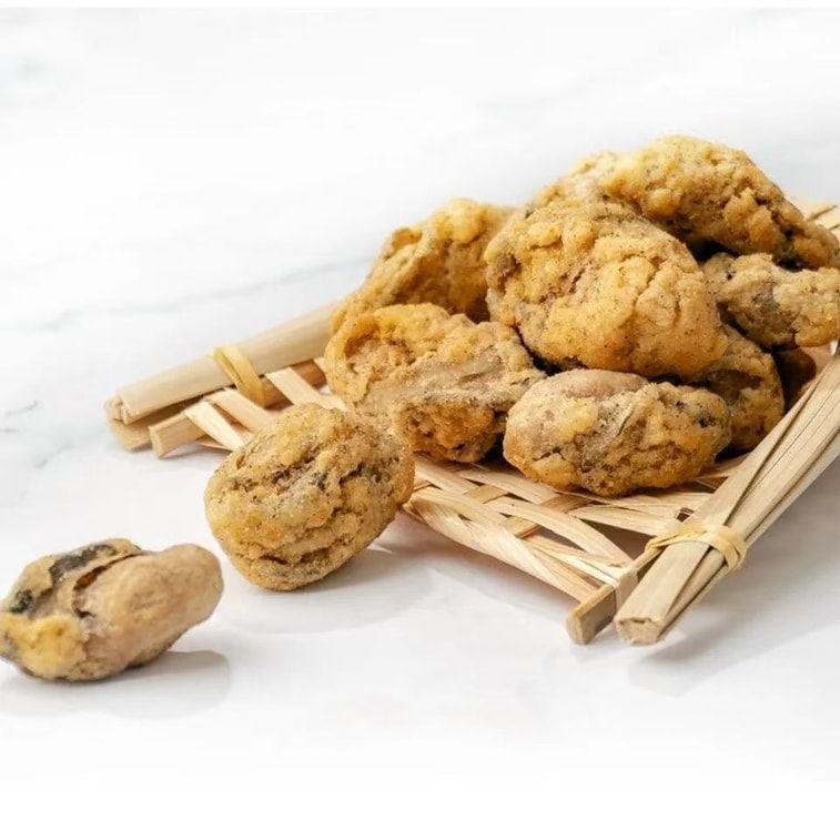 Crispy Ready-to-Eat Oysters, Crispy Dried Oysters, Savory Snack [Spicy Flavor] 50g